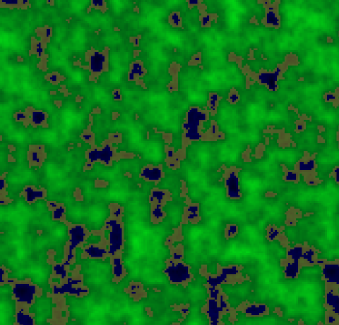 Simple Perlin Noise Map